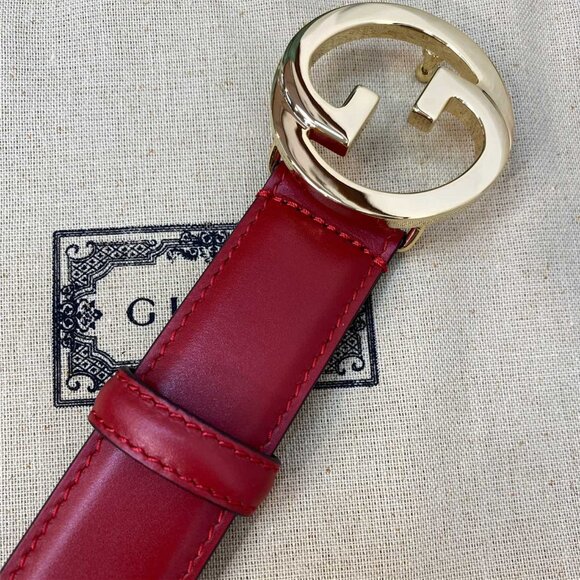Women’s Gucci,GG red belt,80 cm made in Italy - Picture 6 of 6